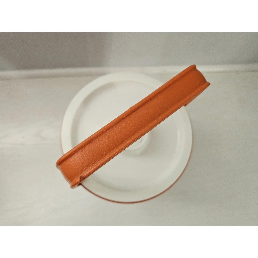 Vintage 1970's Classic Rubbermaid Orange‎ Insulated Ice Bucket